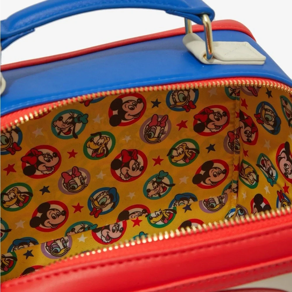 Loungefly Disney Mickey Mouse & Friends Classic Crossbody Bag - Picture 5 of 5